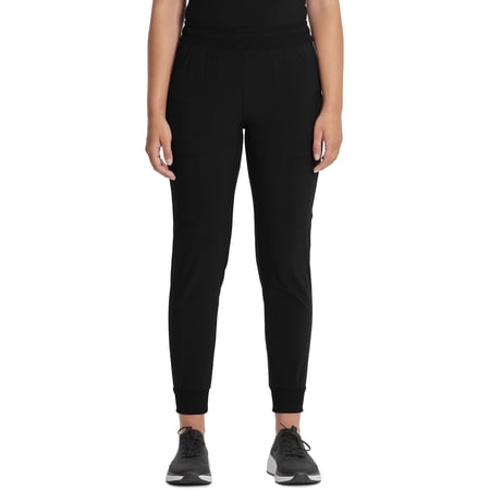 Cherokee Infinity Scrubs Pant For Women Mid Rise Jogger CK080AP XL Petite Black