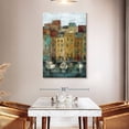 thumbnail image 3 of Elephant Stock Old Town Port Ii Wall Art - Vertical Canvas Wall Art - Living Room Wall Decor - Transportation Canvas - Orange And Teal Decor By Silvia Vassileva - 32" x 48", 3 of 8