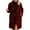 Wine, variant on Winter clothing for women Plus Size Coat For Autumn Winter Warm Long Sleeve Outerwear With Button Closure And Pockets Full Length Comfortable Jacket