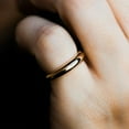 thumbnail image 2 of LATELIERDBIJOUX Minimalist Pinky Promise Ring / Perfect for Couples / Special Gift for women / Symbolic and Elegant Design / Yellow Gold Plated Silver, 2 of 5