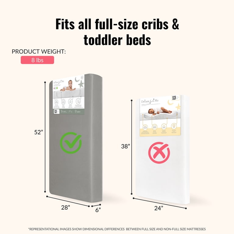 Dream On Me Starbright 6" Foam Crib & Toddler Mattress photo 3