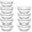 3 inch 3 oz, variant on 3 inch Small Glass Dipping Bowls set, 3 oz Dipping Sauce Bowls/Dishes, Mini Sauce Bowls for Ketchup, Soy, BBQ, Sushi, Party, 9 pack