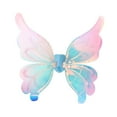 thumbnail image 1 of Ala de hada iluminada Disfraz de Halloween Ala de ángel Ala de mariposa LED ligera para niñas y mujeres para presentaciones escénicas Vacaciones Hallo azul, 1 of 8