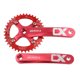 thumbnail image 1 of Cigüeñal de bicicleta de 8-11 es, s de manivela de 170mm, cigüeñal de montaña, juego de manivela Universal para bicicletas de montaña Manivela 38T Rojo Macarena Brazo de manivela de bicicleta plegable, 1 of 6