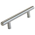 thumbnail image 2 of -SS002-96 Solid Stainless Steel Modern Cabinet Drawer Handle Pull, 3 3/4 Inch, Brushed Stainless Steel (10 Pack), 2 of 9