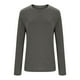 thumbnail image 5 of Blusa para mujer,Conjunto de camiseta y calcetines de manga larga para mujer, cuello redondo, informal, mezcla de poliéster, talla XXXL, sopatenor, 5 of 9