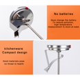 thumbnail image 4 of Oil Thermometer Deep Fryer Thermometer, 15.75 inches Metal Stainless Steel Pointer Food Thermometer Shrink Sleeve Oil Thermometer, 4 of 14
