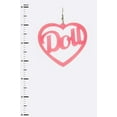 thumbnail image 2 of DOLL Iconic Cut Out Acrylic Earrings, 2 of 2