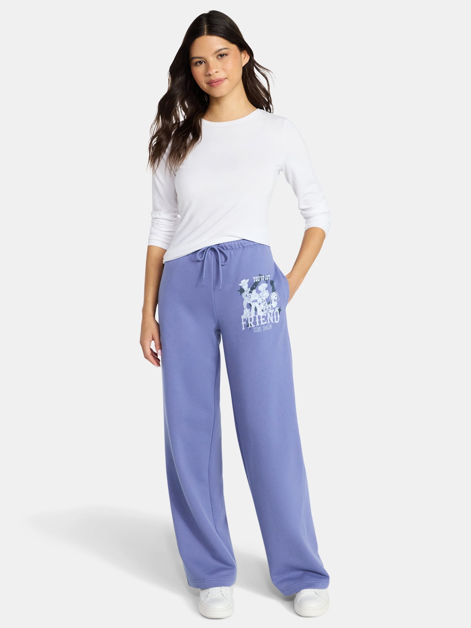 Toy Story Women's Gang Graphic Fleece Sweatpants, Sizes XXS-XXL