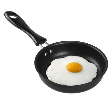 Uarter Non-Stick Frying Pan Mini Cooking Pan Portable Breakfast Pan with Handle, Suitable for Frying Eggs and Making Breakfast,