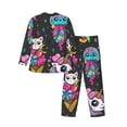 thumbnail image 2 of Kll Rainbow Unicorn Sleepwear Mens Flannel Pajamas,Long Cotton Pj Set, 2 of 9