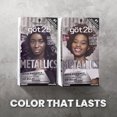 thumbnail image 6 of Got2b Metallics Permanent Hair Color, M64 Purple Night Charcoal, 6 of 9