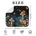 thumbnail image 4 of Colorful Mushroom Eye Black Pattern Dish Drying Mat for Kitchen 1 Pack, Ultra Absorbent Microfiber Dishes Drainer Mats,16"x18", 4 of 6