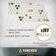 thumbnail image 2 of Torched Nebraska Beer Cap Map Wall Mount Display Decor 18"x17"x.25" Rectangle, 2 of 3