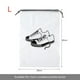 thumbnail image 1 of Bolsa de almacenamiento de zapatos de 1/5/10 piezas, bolsa de plástico transparente reutilizable, impermeable, portátil, para viaje al aire libre, 1 of 4