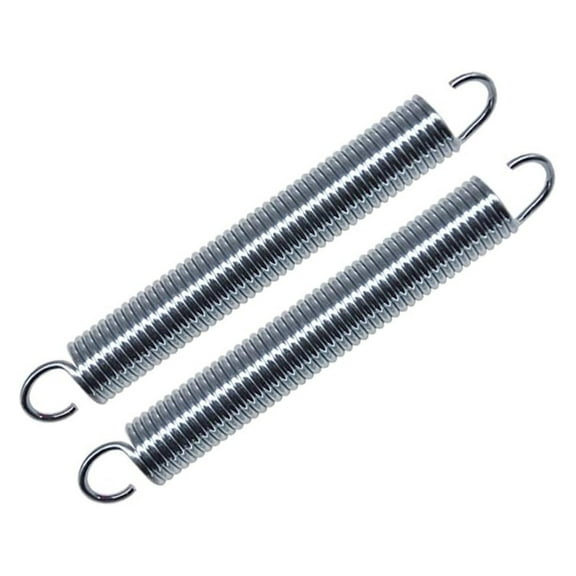 Recliner Mechanism Tension Springs - 4 3/4 Inch Replacement Springs (2-Pack) - Short Neck Hook - Heavy Duty Steel Recliner Repair Parts for Sofas & Chairs - Universal Fit