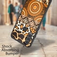 thumbnail image 2 of DALUX MetKase Hybrid Slim Phone Case Cover Compatible with Cricket Wireless Ovation 3 (2022) - Leopard Safari Print, 2 of 2
