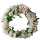 thumbnail image 1 of Guirnalda de flores para puerta artificial, oficina en casa, colgante, simulación, decoración floral, banquete de boda, corona de flores falsas, champán AweSitey HA9087-06B, 1 of 6