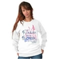 thumbnail image 5 of Flourish Flowers Jesus Christian God Women Crewneck Sweatshirt Brisco Brands S, 5 of 6