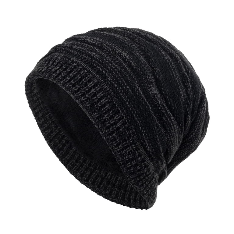 Unisex Winter Hat and Glove Set Solid Color Knit Beanie with  display picture 3