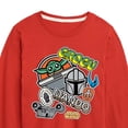 thumbnail image 3 of Star Wars - Mando Grogu Stickers - Youth Boys Long Sleeve Graphic T-Shirt, 3 of 5