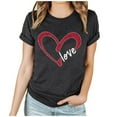 thumbnail image 1 of Birdeem T-Shirt à Col Rond Imprimé à Manches Courtes pour Femmes, Décontracté, Coupe Ample, 1 of 1