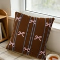 thumbnail image 5 of Detachable Bow Pillow for Bedroom, Office Chair, and Sofa, Soft Flock Material, Versatile Indoor/Outdoor Use, for Holiday Decor and, 5 of 6