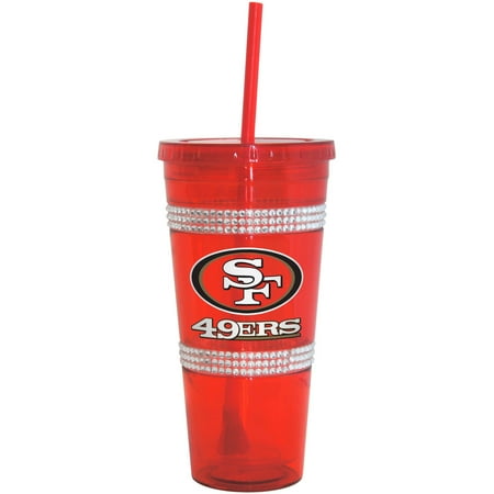- NFL San Francisco 49Ers Double Bling Tumbler