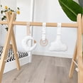 thumbnail image 1 of Crib Rattle Toys Moon Cloud Doll Play Gym Fitness Equipment Decoration Sensory Trainer Hanging Rattle Toy, 1 of 5