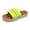 Green, variant on Womens Studded Espadrilles Platform Slip on Slides Sandals Beach Summer Fashion Casual Flatform Dress Slippers for Vacation Walking Black Size 6
