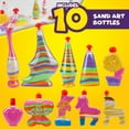 thumbnail image 3 of Creative Kids DIY Super Sand Art and Crafts Activity Kit for Kids – 10 x Sand Art Bottles, 9 x Vibrant Colored Sand Bags & 1 x Glitter Bag – STEM Playset - Craft Gift for Boys & Girls 6 +, 3 of 7