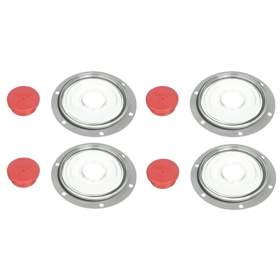 4 Pack of TORQUE Hubcap 3595995 Hub Cap Window Kit for 4009 (Replaces Stemco 359-5995) (4 x TR3595995)