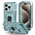 thumbnail image 3 of Case For iPhone 15 14 13 12 11 Pro Max Plus Mini XS XR X 8 7 Plus 8 7 SE Heavy Duty with Camera 360 Degree Kickstand Cover, 3 of 5