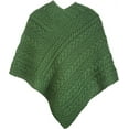 thumbnail image 6 of Aran Woollen Mills 100% Premium Soft Merino Wool Women`s Poncho Sweater Irish Cape One Size Made in Ireland, 6 of 6
