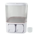 thumbnail image 2 of Récipient de Stockage de Riz de Grande Capacité, Prévention de l'Humidité, Bac de Distribution en Plastique Étanche pour le Support de Farine pour Garde-Manger à la Maison, 2 of 8