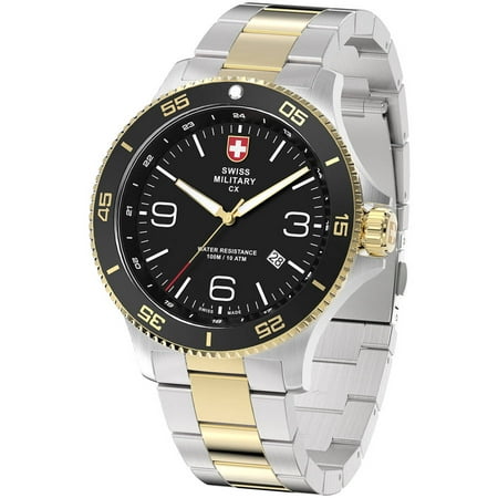 Swiss Military By Charmex Men's Infantry 2 Tone Steel Band Watch