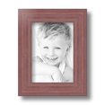 thumbnail image 2 of ArtToFrames 5x7 Inch Pink Picture Frame, This Pink Wood Poster Frame is Great for Your Art or Photos, Comes with Regular Glass (4441), 2 of 8