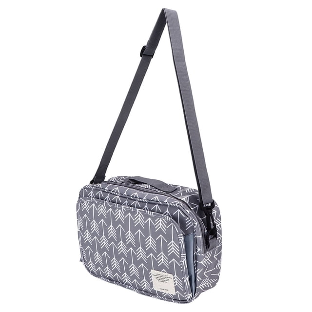 Bolsa de Almacenamiento lateral de Cochecito, aplicacia Andos de Almacenamiento Ordenado de Gran Capacidad Bolsa de Pañales para Bebés Multibuces de Bolsillo para Viajes Cortos