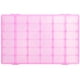 thumbnail image 3 of EeaseMX Portátil de 36 Rejilla de plástico duro Claro joyería ajustable del organizador del caso Caja de almacenamiento de contenedores con divisores extraíbles, 3 of 8