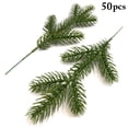 thumbnail image 2 of Christmas Pine Pick Artificial 50PCS Plastic Pine Twigs Fake Greenery Plants, 2 of 10