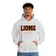 thumbnail image 6 of Unisex Heavy Blend™ Hooded Sweatshirt Lions Football Gold Hoodie, 6 of 9