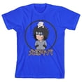 thumbnail image 3 of Naruto Classic Kiba Character with Kanji Youth Boys Royal Blue Tee-Small, 3 of 6