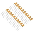 thumbnail image 1 of Capacitor de Tantalio 1uF 35V 2 Pines Amarillo Radial Capacitores Electrolíticos de Tantalio 20pcs, 1 of 3