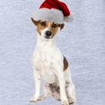 thumbnail image 2 of CafePress - Jack Russell Terrier Santa - Cute Infant Baby Football Bodysuit, 2 of 3