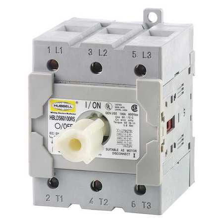 Hubbell Disconnect Switch - HUBBELL WIRING DEVICE-KELLEMS HBLDS60100RS Replacement Switch Hubbell