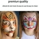 thumbnail image 5 of Set de pintura corporal Glow Face, 12 unidades, maquillaje con luz negra UV, 5 of 7