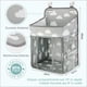 thumbnail image 4 of Organizador colgante para pañales, organizador de pañales para bebés, bolsa de almacenamiento para cambiador, cuna, patio de juegos y pared, (nube gris) Namotu LKX-1033, 4 of 7
