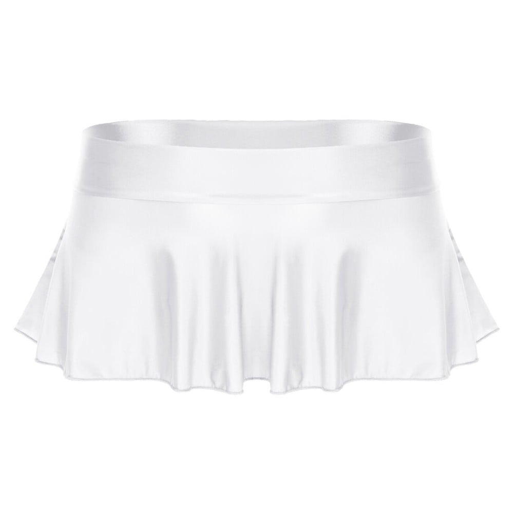 White skater skirt younzoey cheap