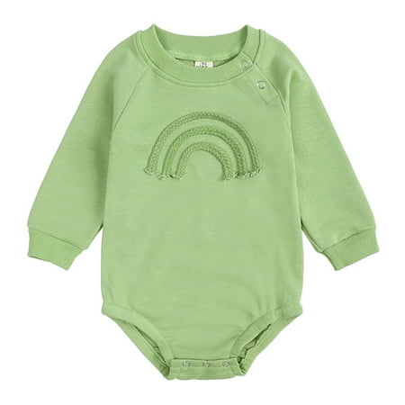 

KaLI_store Boys Bodysuits Unisex Baby Short-Sleeve Bodysuit Baby Layette Essentials Giftset Clothing Set Green