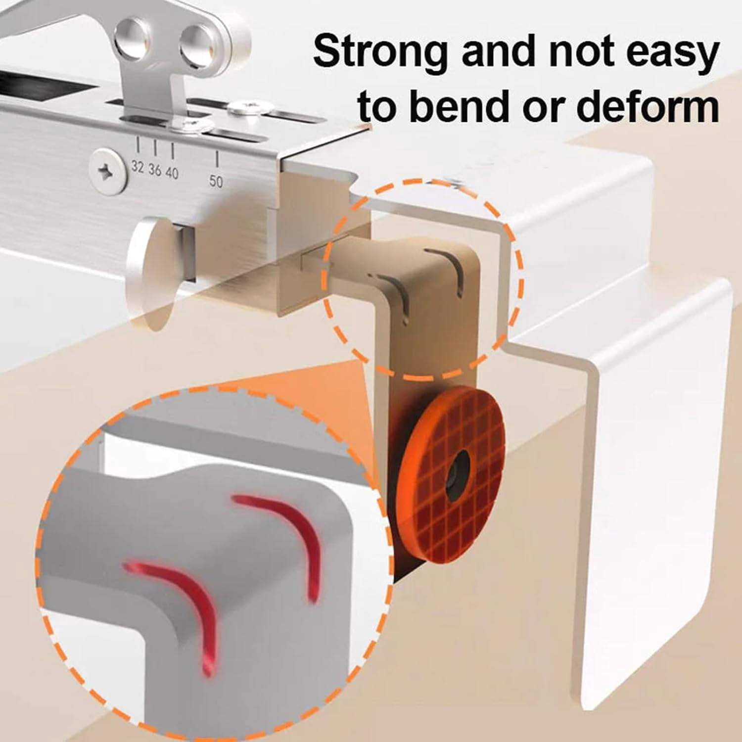 Drawer Front Installation Clamps, Woodworking Tool Drawer Fixing Clamp Adjustable, Drawers Face Clamp with Two Types of Clips, Quick-Install Universal Fit Labor-Saving Cabinet Clamps